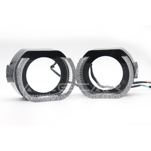 AILECAR 2.5英寸最佳水晶双角眼Hid投影仪镜头前照灯套件双AE 12V 55w汽车氙气Cob光源 - Product Image 1