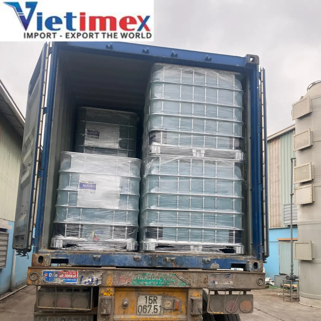 1000L Aus32 Ad mavi SCR sistemi dizel egzoz sıvısı üre sulu çözüm araç bakımı için vietnam'da yapılan