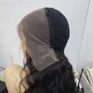 <span class=keywords><strong>2025</strong></span>天然100% ヒトバージンレミーヘアウィッグインドネシア起源波状のテクスチャ天然ヘアライン付き