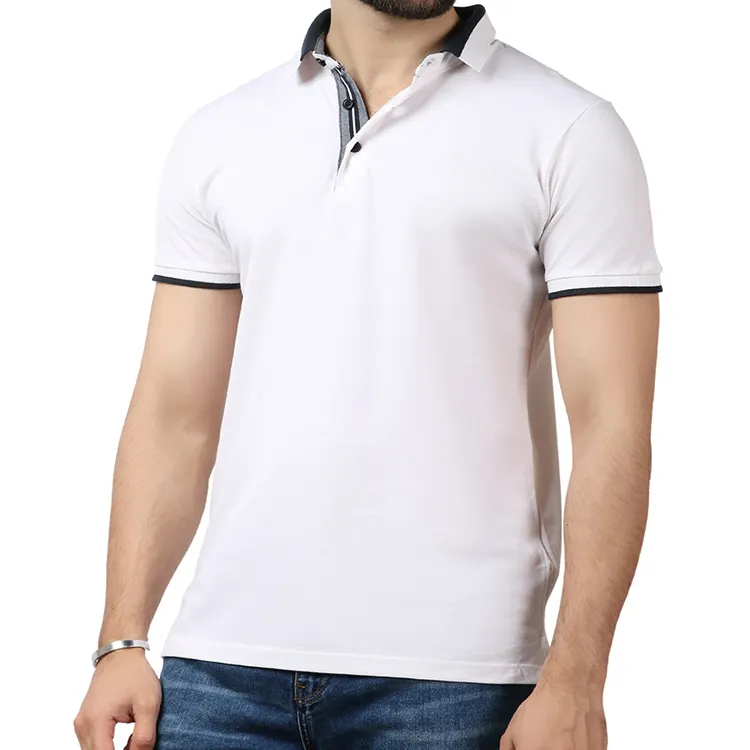 卸売カスタマイズ高品質オシャレなポロTシャツ新着通気性サマーウェアスタイル低価格Tシャツ