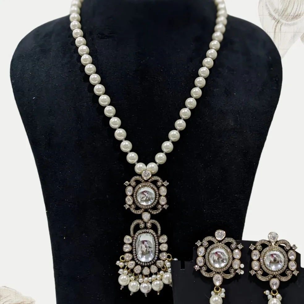 Conjunto de collar indio de Kundan, joyería Artificial de ropa informal hecha a mano paquistaní, fabricantes de joyería