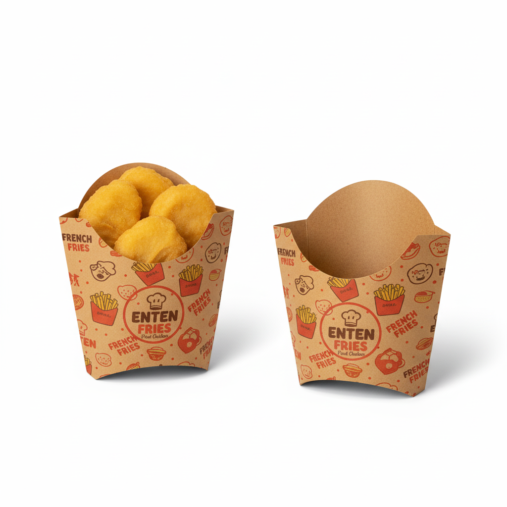 boîte à frites personnalisée