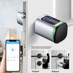 OEM Factory Security Tuya Ttlock <strong>Blue</strong>-Tooth Biometric Fingerprint Rfid Card <strong>Key</strong> Unlock Smart Cylinder Door <strong>Lock</strong> - Product Image 3