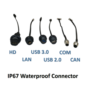 産業用コンピュータは、LAN、USB、およびM12を備えたIP67ケーブルを備えています - Product Image 6