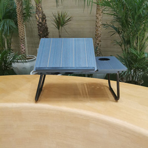 Multi-funzioni Mini tavolo pieghevole tavolo da studio in legno Computer da tavolo per letto - Product Image 4