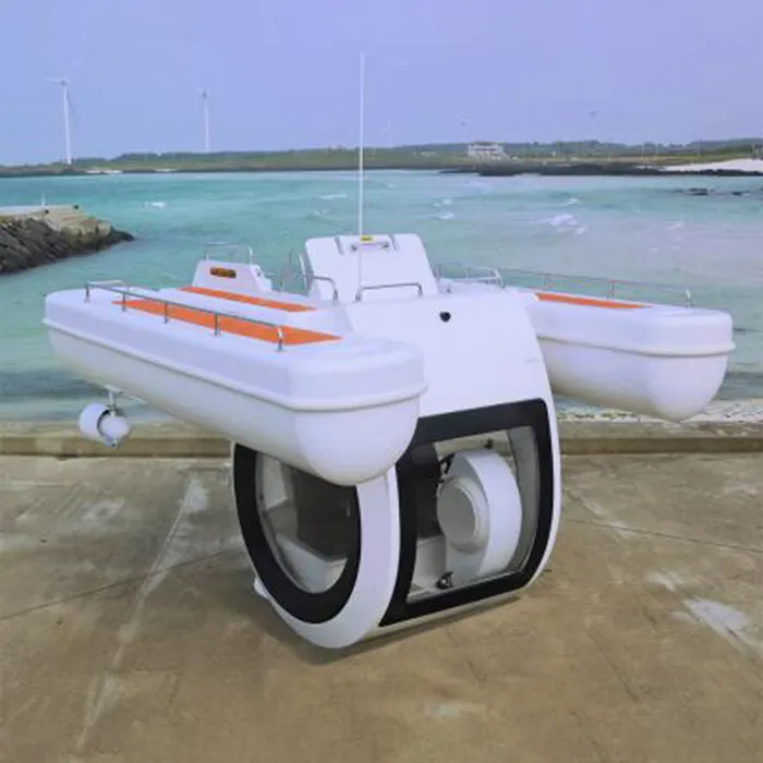 Ecocampor-yate semisubmarino recreativo de aluminio, Luna miel, 10,5 pies, en venta