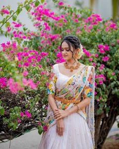 PRESENTING NEW DESIGNER PRINTED LAHENGA <strong>CHOLI</strong> Featuring Printed Lehenga <strong>Choli</strong> in Heavy Muslin Cotton. Quality Is Worth Paying - Product Image 3