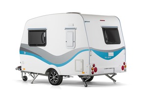 持続可能なオンロードトラベルトレーラー4x4ミニキャラバンモバイルハウスショップ用睡眠4人