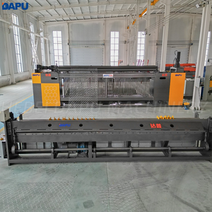 Máquina de fabricación de red de gaviones CNC completamente automática para jaulas de piedra con componentes centrales Motor Bearing Gear PLC - Product Image 3