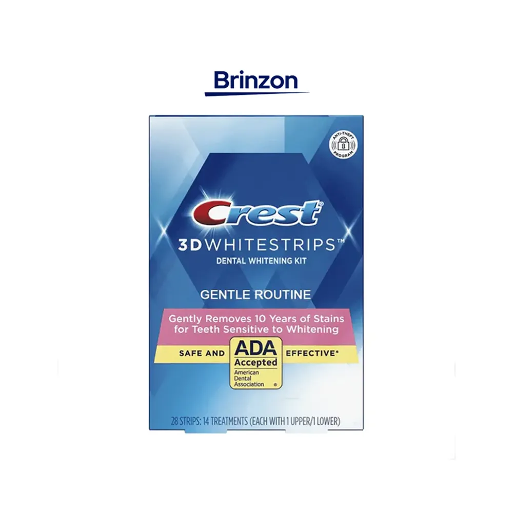 Direct Factory Supplier New Product Whitening Strips Crest 3D White Gentle Routine From Trusted Supplier