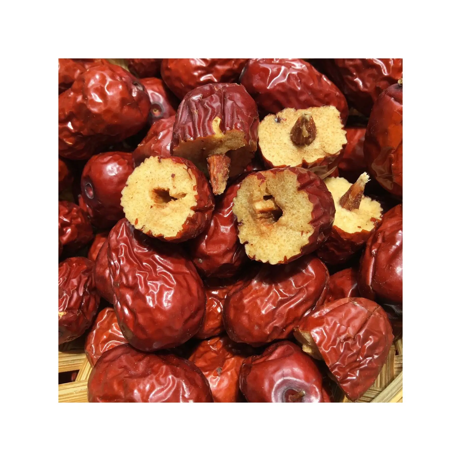 Buona qualità rosso essiccato Ziziphus Jujuba 100% naturale biologico cinese mele alimenti sani snack