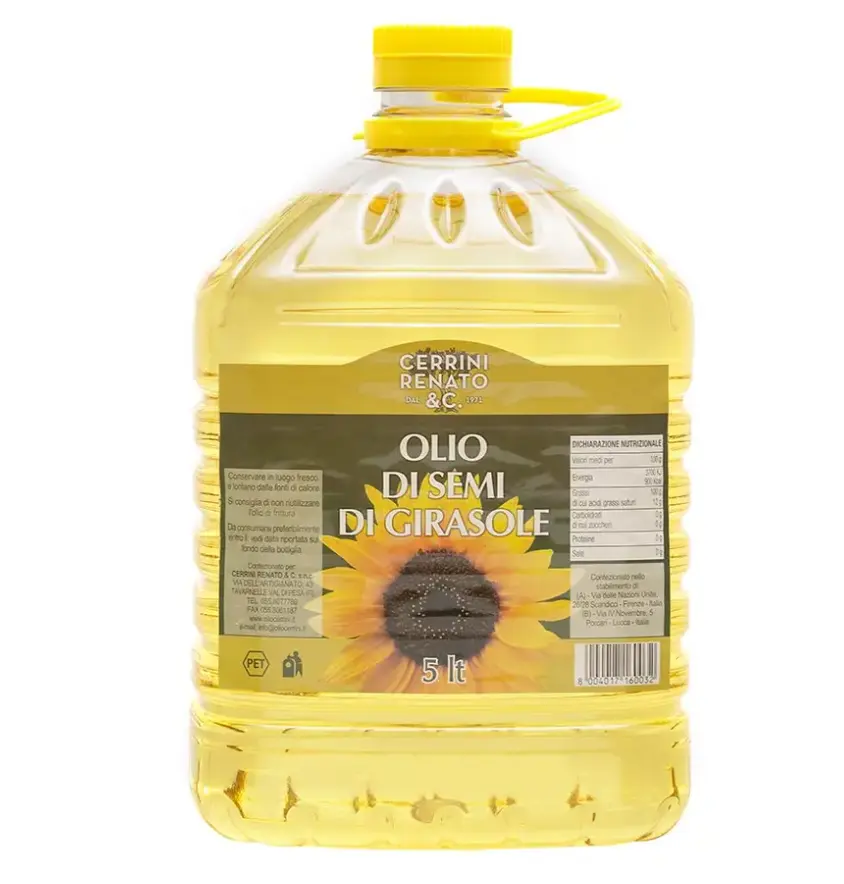 Aceite de girasol al por mayor 100% aceite vegetal de girasol refinado puro y natural precio barato de Canadá