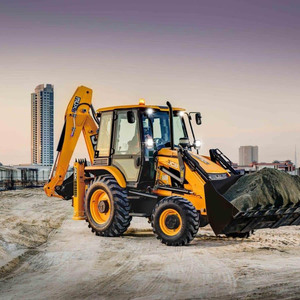 JCBテレスコピックハンドラーディーゼル駆動4WDバックホーローダー強力ローダーアームリアホー強化シャシー建設工事用