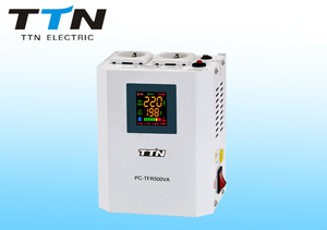 TTN tek fazlı duvara monte paslanmaz çelik gövde voltaj regülatörü sabitleyici 50Hz AC LED ekran gaz kazan servis SVC