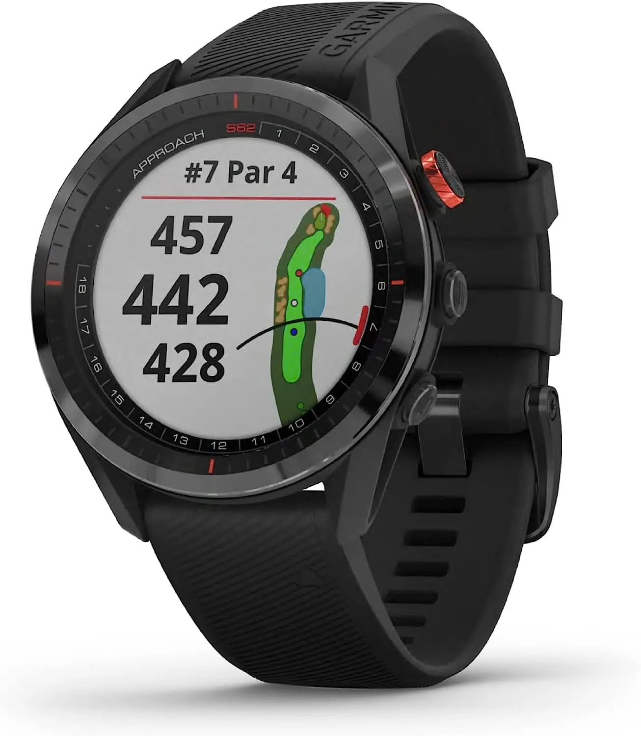 Garmins Approach S62, montre GPS de golf de qualité supérieure, caddie virtuel intégré à prix de gros à prix réduit