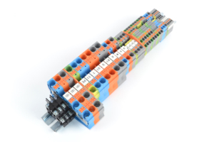 QPT-2.5/2-2PE4接点2入力2出力DINレール高速ダイレクトプラグインスプリングケージ端子台 - Product Image 4