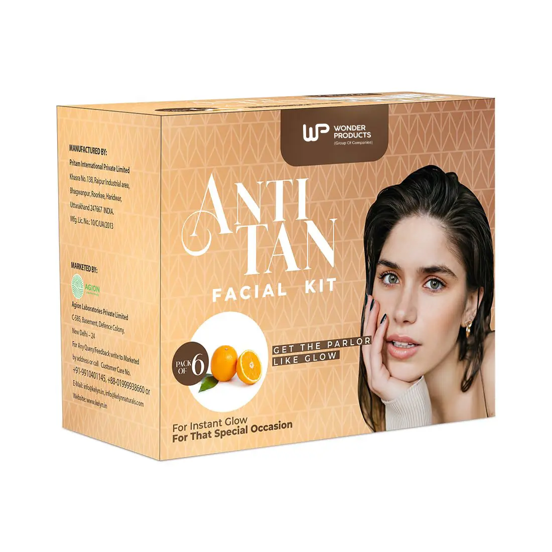 Quality Assured Gold Facial Kit For Parlour Like Instant Glowing & Smooth Skin Pack of 1- 50 GM For Sale By Exporters