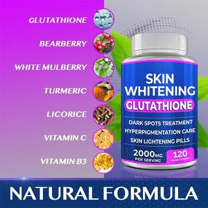 חם מוכר l-glutathione 5000mg חלאל רך קפסולה ג 'ל רך קפסולה ג' ל רך קפסולת טיפוח העור