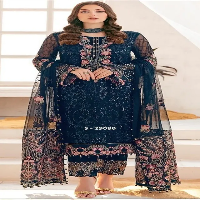 Vestidos de novia paquistaníes para mujer, traje de Salwar para funciones disponibles a precio al por mayor