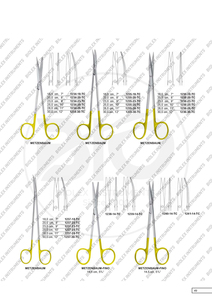 Metzenbaum-Fino S 20cm mổ xẻ kéo với mạ Vàng xử lý cong cùn điểm thép không gỉ Vonfram cacbua cạnh - Product Image 2