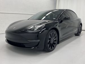 2023 Te_sla3モデルパフォーマンスAWD中古電気自動車レザーシート手動ギアボックスリアカメラ左ステアリング