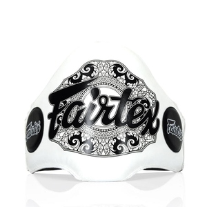 Giá bán buôn Fairtex bụng Pad Muay Thái đấm bốc chất lượng hàng đầu da tùy chỉnh Fairtex Logo Trọng lượng nhẹ vệ sĩ bụng bảo vệ - Product Image 2