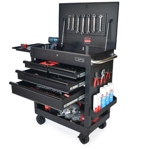 Aracı sepeti 84cm 04-garaj endüstriyel depo depolama mekanik OEM ve ODM için çekmece Metal takım dolabı alet arabası kutu - Product Image 6