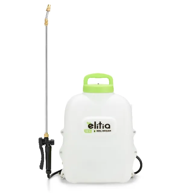 Pulverizador de batería de mochila li-on de alta calidad, 12 L, ELITIA de plástico PE para pulverizar productos químicos en jardines o agricultura