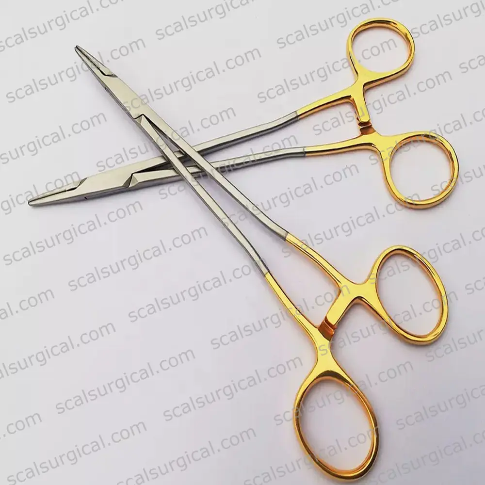 Tungsten Carbide Handle Medical Stainless Steel Needle Holder With Sharp Scissor Multi-functional Stationary Home Office Scissor