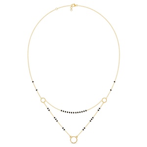 14K altın Minimalist tasarım Regal Sita Women al Sutra kolye günlük giyim kolye zincirleri kadınlar için paslanmaz çelik takı - Product Image 3