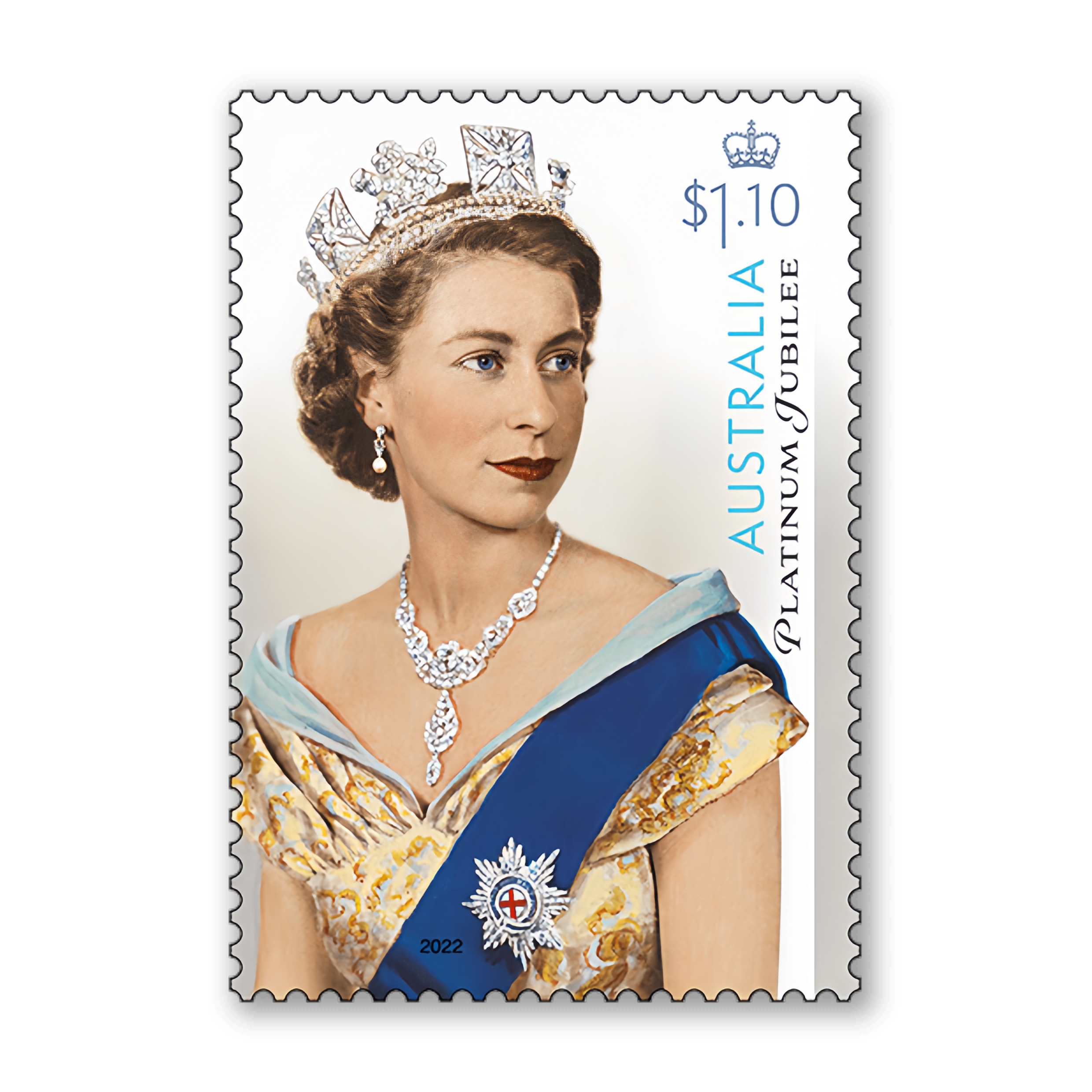 10 reine du jubilé de platine de l'Australie