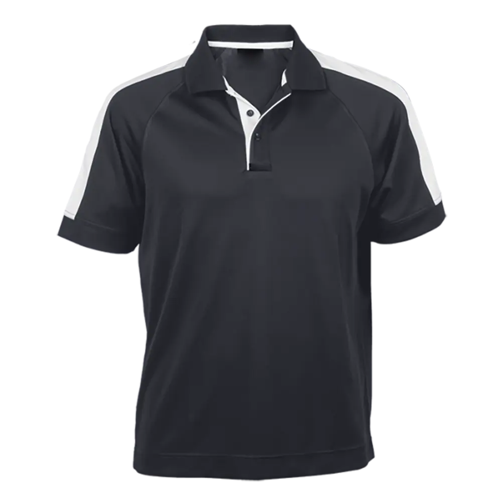 Polo de golf orgánico para hombre alto SPF 30 impresión completa sublimación poliéster 75% Spandex 25% rendimiento ropa de golf camisas