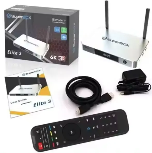 Stream-Box TV 2024 vSee Box V2Pro V1 Max Elite S4 S5 V3 mit Bluetooth Bluetooth 32G Wi-Fi 6 dengan gratis pengiriman