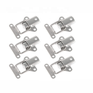 Mini pestillo de cerrojo de acero inoxidable directamente de fábrica, pestillo de palanca con resorte para equipos industriales - Product Image 3