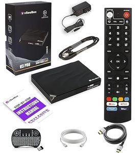 新しい2025 vSeeBox V3 Proバンドル音声制御リモコン8K Android TVボックス付き - Product Image 1