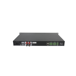 Amplificador digital todo en uno 1U estándar de 2 canales y 150W con circuito de salida de amplificador de audio estéreo DSP Clase D para audio comercial