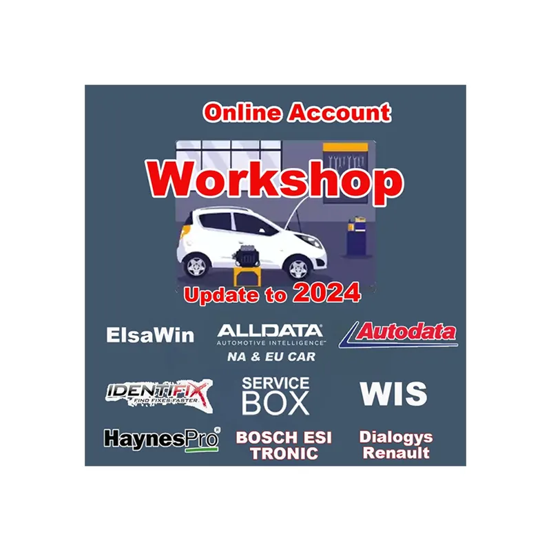 Le plus récent compte en ligne d'atelier pour Elsa Win Service Box WIS Alldata AutoData FCA Haynes PRO logiciel de réparation automobile