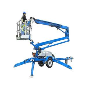 Plataforma de trabajo aéreo articulada telescópica autopropulsada con recogedor de cerezas hidráulico de 10 ~ 56M - Product Image 1