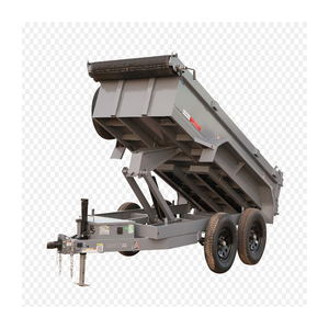 <strong>Double</strong> <strong>Axle</strong> Dump <strong>Trailer</strong> 8 Ton Farm Tipping <strong>Trailer</strong> for Tractor Agricultural Hydraulic <strong>Small</strong> Dump <strong>Trailer</strong> Low Price - Product Image 4