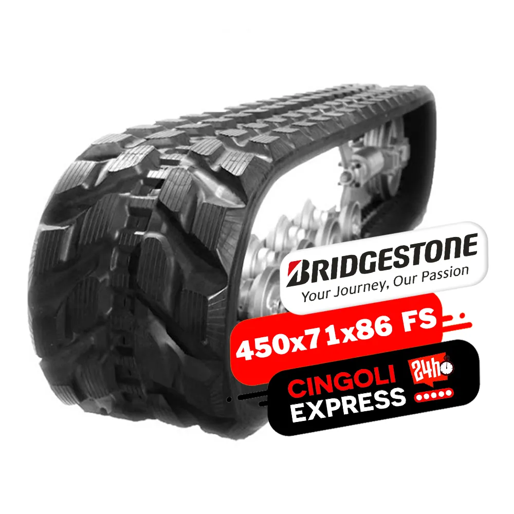 BRIDGESTONE High Quality Tracks Long Life 450X71X86 for Excavator Mini Loader