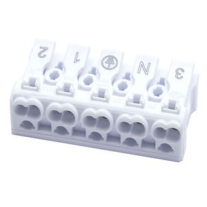 5路导线连接器通过接线盒馈电自锁推线快速连接器 - Product Image 1