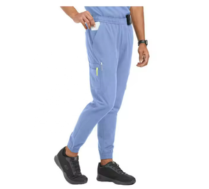 ชุดสครับทางการแพทย์ผ้าเรยอนสำหรับผู้ชายชุดสครับ3XL พยาบาลผ้านุ่มใช้ในโรงพยาบาลโลโก้ตามสั่ง - Product Image 5