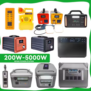 Portable 2000W/2kWh Solar Power Station with MPPT Controller Pure Sine Wave AC <strong>Output</strong> and Flashlight Car Power Source - Product Image 5