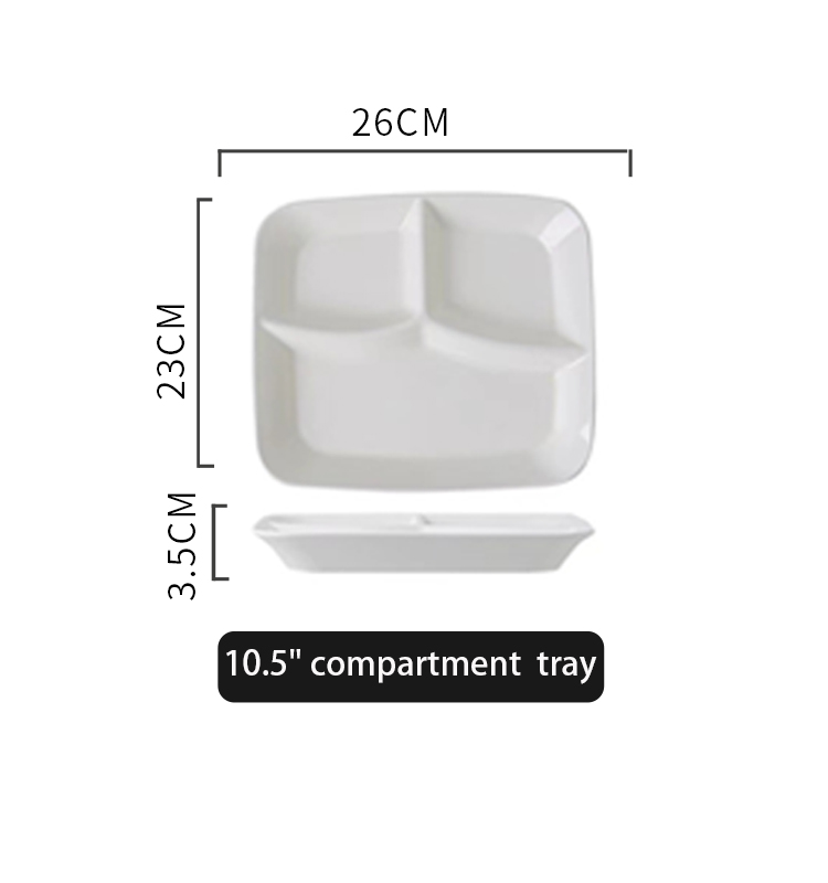 10.5" 3-section (white)