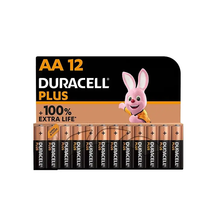 แบตเตอรี่อัลคาไลน์รุ่น Duracell Plus Power AA AAA LR03ยาวนาน LR6หมดอายุแล้ว