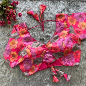 美しいファンシーパターンデザイナーブラウスの重い刺Embroideryオンライン販売