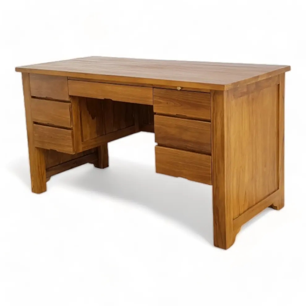 Wooden Furniture Industry from Indonesia in Government Teak Wood Furniture Make up Vanity Desk Modern Make up Dressing Table