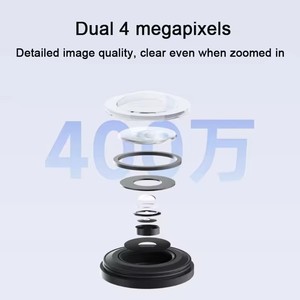 Xiaomi for Outdoor Camera CW500デュアルカメラバージョンWiFi62.5KウルトラHD画質フルカラーナイトビジョンIP66CNバージョン