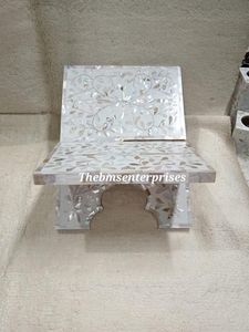Islamic Muslim Eid Ramadan Mubarak Decoration Mother of Pearl Holy Quran <strong>Bible</strong> Book Reading Holder Display Stand - Product Image 3
