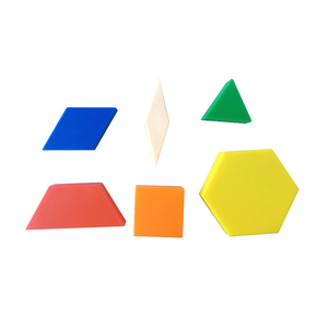 Rompecabezas de bloques de patrón geométrico-Juguete de aprendizaje de matemáticas de conexión para educación infantil - Product Image 4